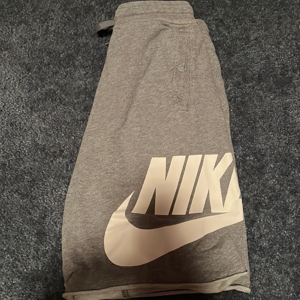 Gray Nike shorts